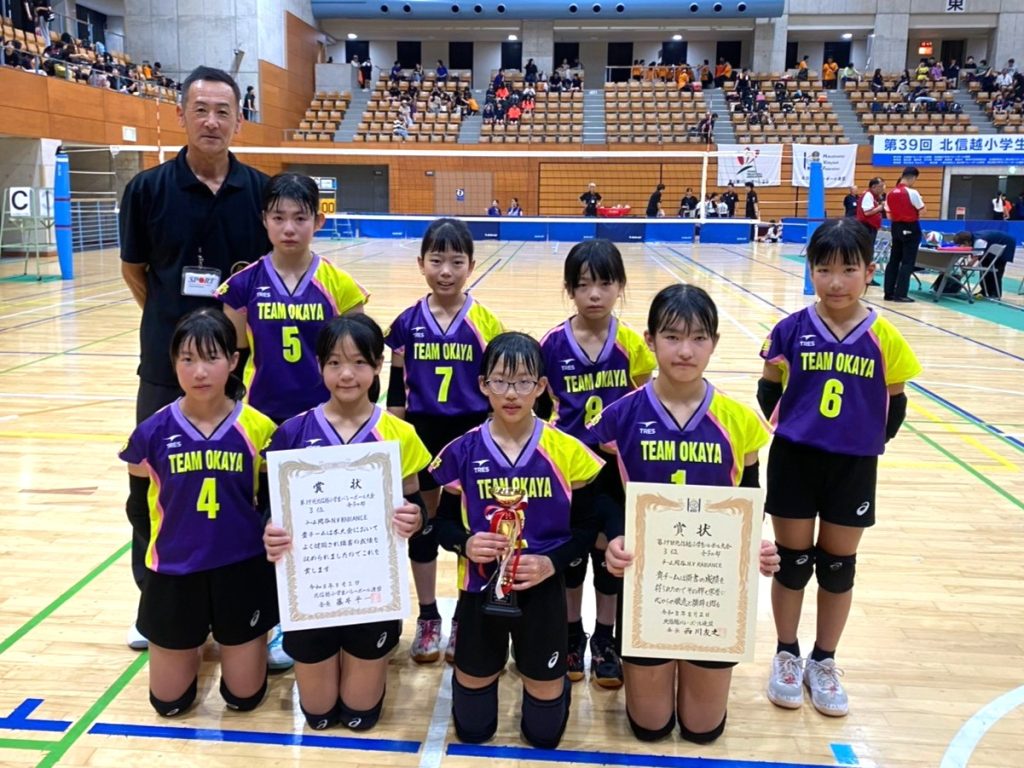 女子第３位　チーム岡谷 N.V RADIANCE